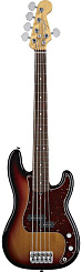 Бас-гитара FENDER AMERICAN STANDARD PRECISION BASS V 2012 RW 3-COLOR SUNBURST