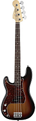 Бас-гитара FENDER AMERICAN STANDARD PRECISION BASS 2012 LEFT HANDED RW 3-COLOR SUNBURST