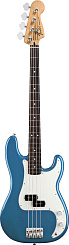 Бас-гитара FENDER STANDARD PRECISION BASS MN LAKE PLACID BLUE TINT